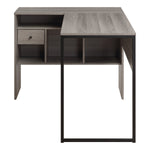 OSP Hagney Lane L-Shaped Desk - L-Shaped Home Office Desk in Farm Oak