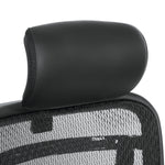 SPACE Seating Optional Leather Headrest - Office Chair Headrest in Black