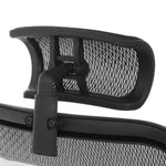 SPACE Seating Optional Breathable Mesh Headrest - Office Chair Headrest in Black