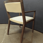 used Haworth Beige Leather Side Chair