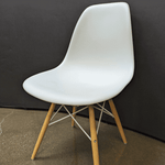Used Herman Miller Eames Molded Plastic Chair Wood Legs