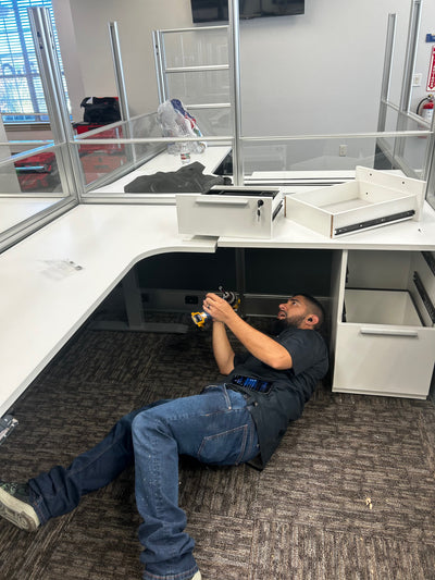 6x6 Cubicle Delivery & Installation - Carrollton - Image 6