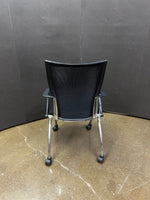 Mayline Nesting Chair – Black Mesh