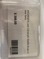 Jack Cartwright Saddle Brown 2-Seat Sofa