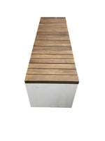 Wood Slat Bench