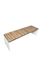 Wood Slat Bench