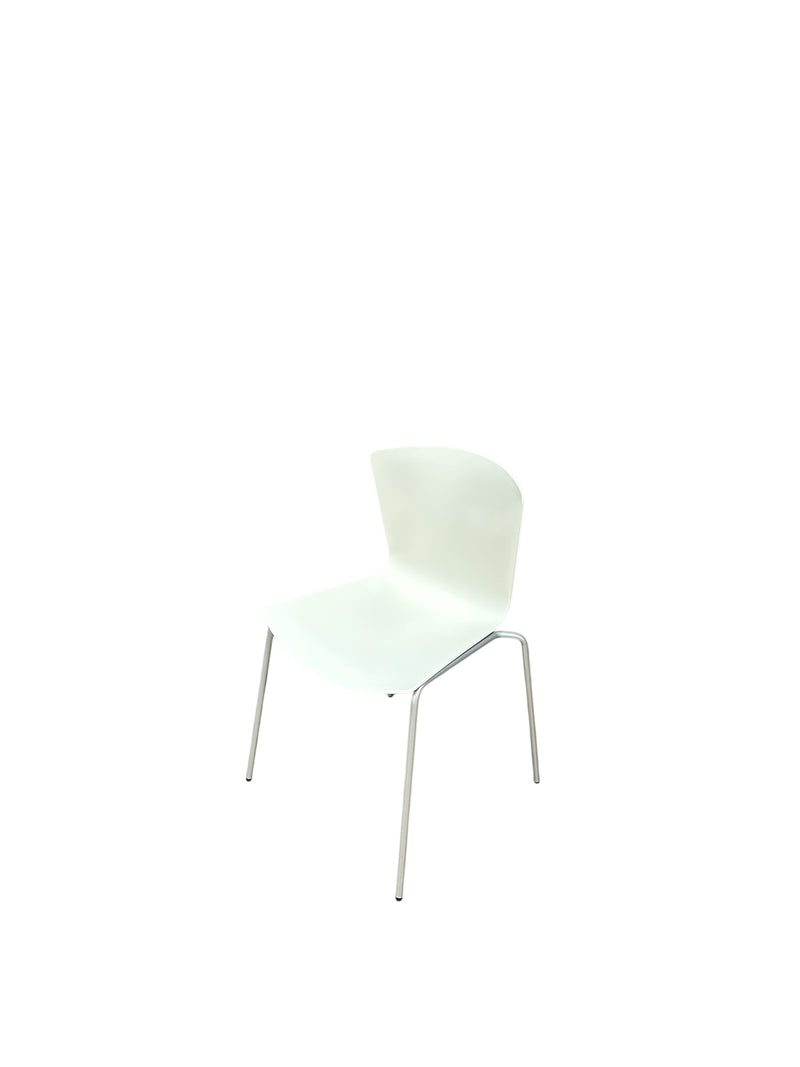 Leland Stack Chair - Solid White