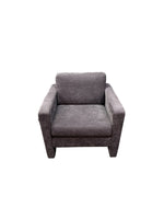 Kimball Dark Brown Fabric Lounge Chair