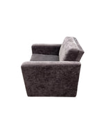 Kimball Dark Brown Fabric Lounge Chair