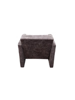 Kimball Dark Brown Fabric Lounge Chair