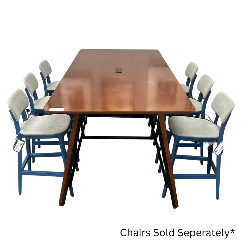 JSI TABLE 42X84 WITH 1 POWER MOD BOURNE MAPLE