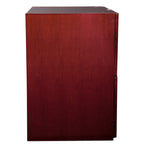 Office Star Kenwood File/File Credenza Pedestal - Office File Pedestal in Mahogany
