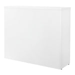 Office Star 36Wx12Dx30H 2-Shelf Bookcase with 1" Thick Shelves - 2-Shelf Office Bookcase in White
