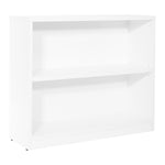 Office Star 36Wx12Dx30H 2-Shelf Bookcase with 1" Thick Shelves - 2-Shelf Office Bookcase in White