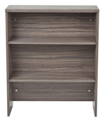Office Star Lodi Open Hutch 30Wx12Dx36H - Desk Hutch in Urban Walnut