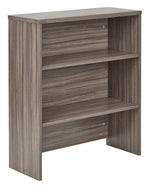 Office Star Lodi Open Hutch 30Wx12Dx36H - Desk Hutch in Urban Walnut