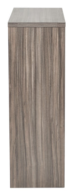 Office Star Lodi Open Hutch 30Wx12Dx36H - Desk Hutch in Urban Walnut