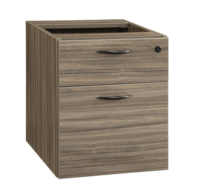 Office Star Lodi Box/File Hanging Pedestal, 18"D - Office File Pedestal in Urban Walnut