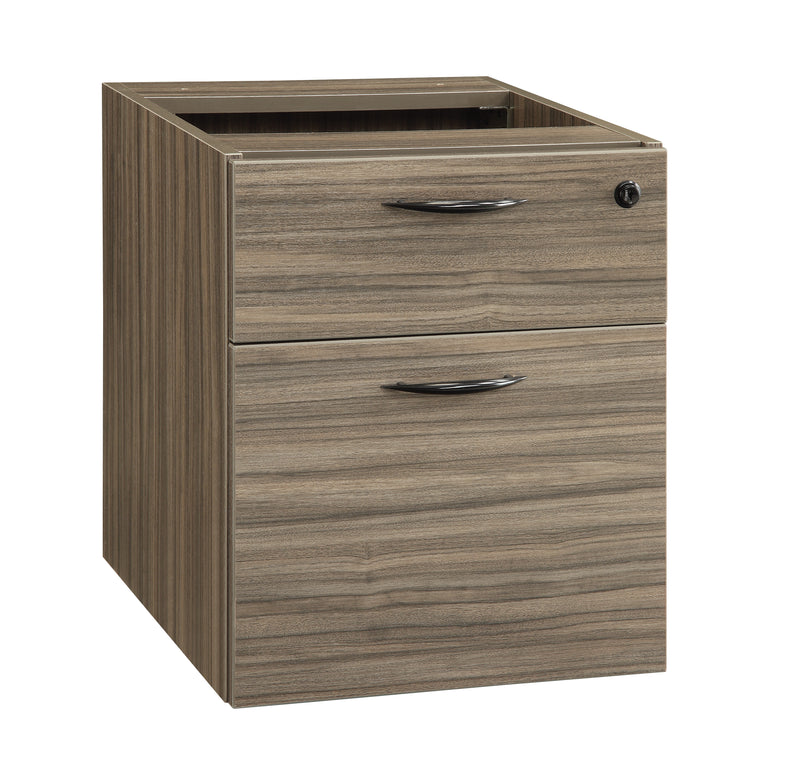 Office Star Lodi Box/File Hanging Pedestal, 18"D - Office File Pedestal in Urban Walnut