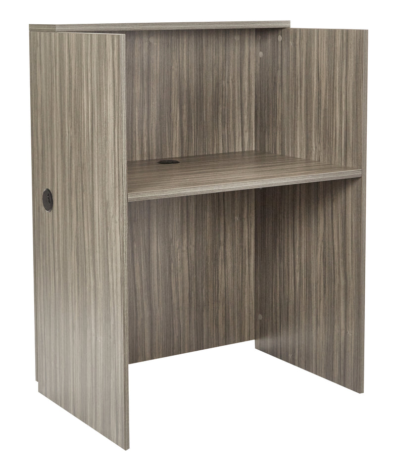 Office Star Laminate Workstation - Office Desk in Brown