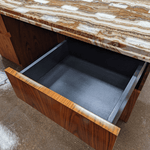 used Marble Desk & Credenza