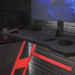 Fisher Black Mega Size Extended Gaming Mouse Pad with Anti-Slip Rubber Base and Micro Weave Top, Large Home Office Desk Mat, 45.75"W x 23.5"D x .125"H
