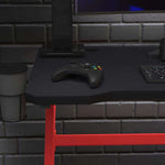 Fisher Black Mega Size Extended Gaming Mouse Pad with Anti-Slip Rubber Base and Micro Weave Top, Large Home Office Desk Mat, 45.75"W x 23.5"D x .125"H