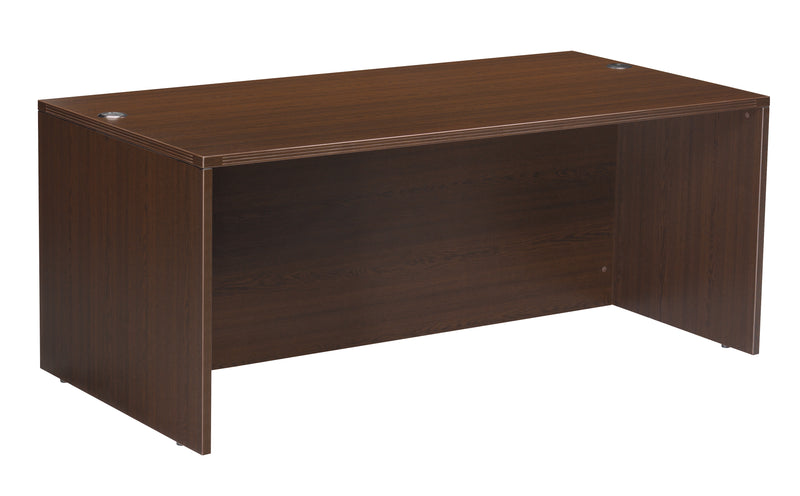 Office Star Napa Desk Shell 71X36 - Desk Shell in Espresso