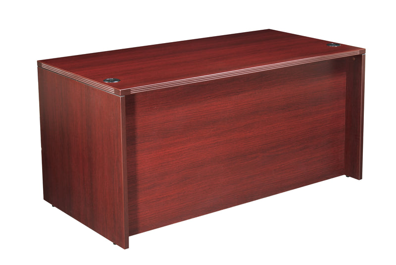Office Star Napa Desk Shell 71X36 - Desk Shell in Mahogany