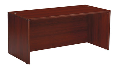 Office Star Napa Desk Shell 66X30 - Desk Shell in Mahogany