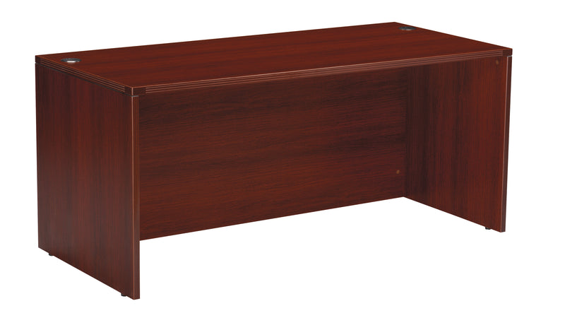 Office Star Napa Desk Shell 66X30 - Desk Shell in Mahogany