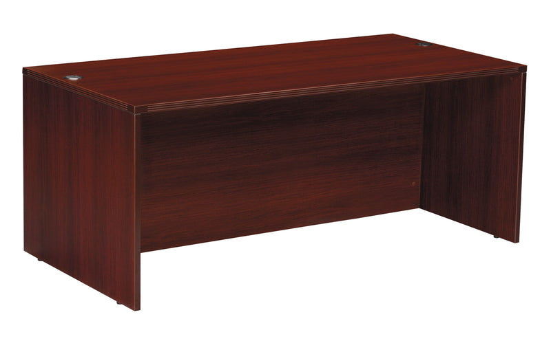 Office Star Napa Desk Shell 60X30 - Desk Shell in Mahogany