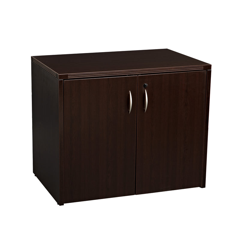Office Star Napa 2-Door Storage Cabinet 35.5X22 - Office Storage Cabinet in Espresso