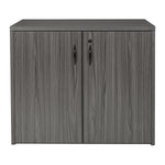 Office Star Napa 2-Door Storage Cabinet 35.5X22 - Office Storage Cabinet in Slate Grey