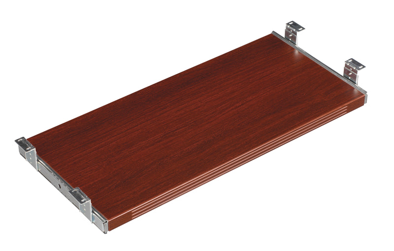 Office Star Napa Keyboard Tray - Office Keyboard Tray in Mahogany