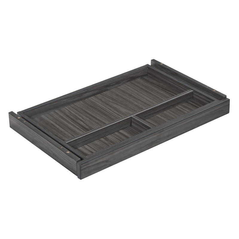 Office Star Napa Center Drawer 20"X15" - Office Desk in Slate Grey