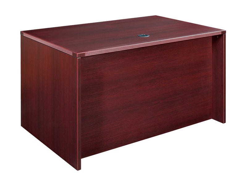 Office Star Napa Desk Shell 48"X30"X29" - Desk Shell in Mahogany