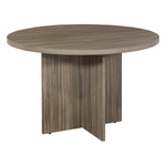 Office Star Napa Round Table 47"X29" - Round Office Table in Urban Walnut