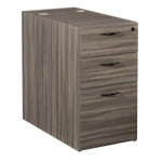 Office Star Napa 30"D Desk Pedestal, Box/Box/File - Office File Pedestal in Urban Walnut