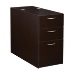 Office Star Napa 36"D Desk Pedestal, Box/Box/File - Office File Pedestal in Espresso
