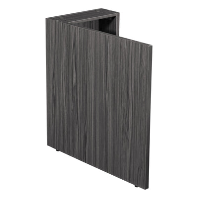 Office Star Napa 30"D False Pedestal - Office File Pedestal in Slate Grey