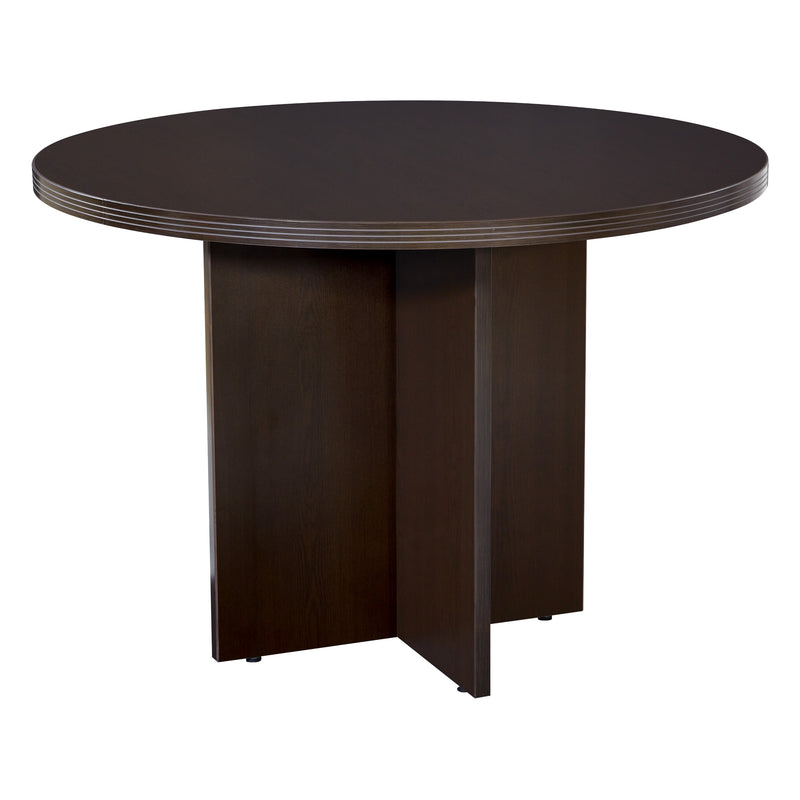 Office Star Napa Round Table 42"X29" - Round Office Table in Espresso
