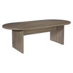 Office Star Napa 95"X44" Racetrack Conference Table - Conference Room Table in Urban Walnut