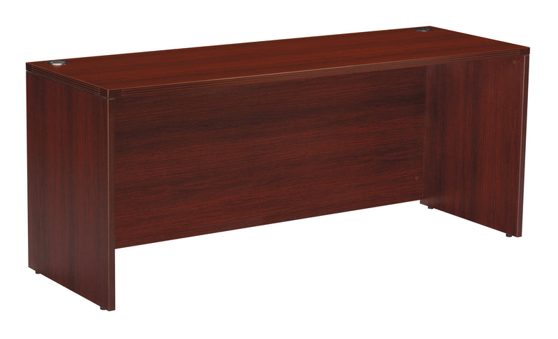 Office Star Napa Credenza Shell 71X24 - Office Credenza in Mahogany