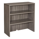 Office Star Napa Bookcase Hutch 35.5X14X36H - Office Bookcase in Urban Walnut