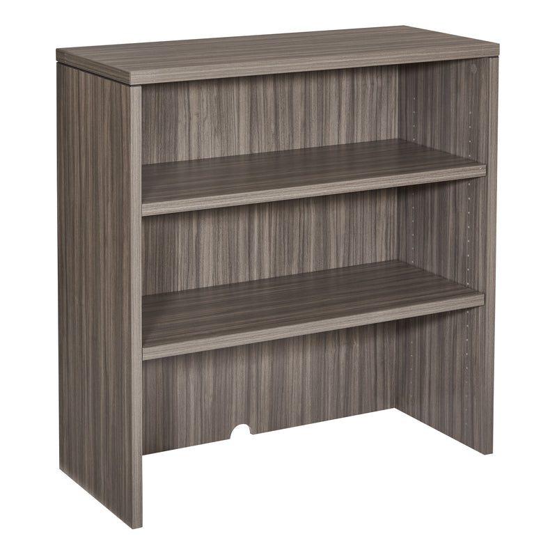 Office Star Napa Bookcase Hutch 35.5X14X36H - Office Bookcase in Urban Walnut