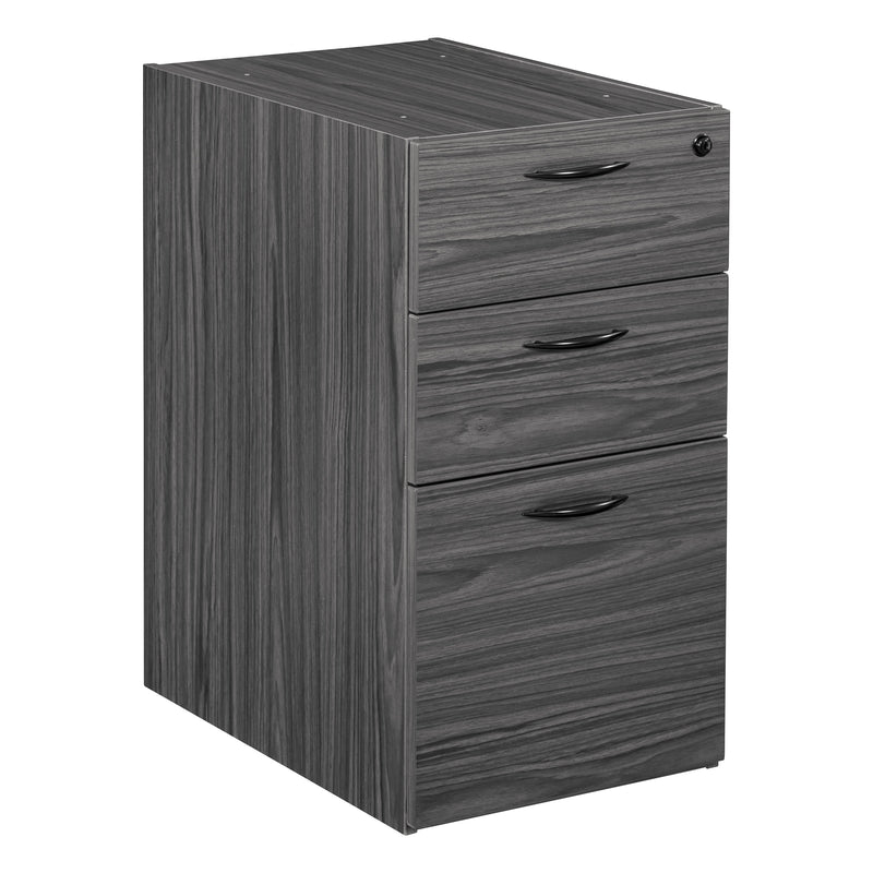 Office Star Napa Box/Box/File Pedestal - Office File Pedestal in Slate Grey