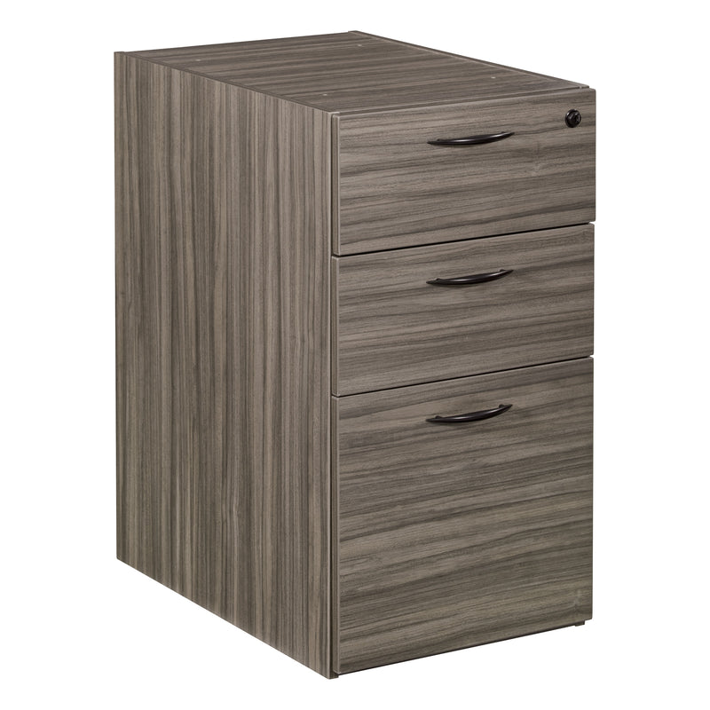 Office Star Napa Box/Box/File Pedestal - Office File Pedestal in Urban Walnut