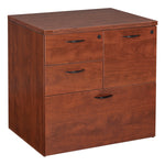 Office Star Napa MultiFile Ped 31”x23”x29” - Office Storage Unit in Cherry