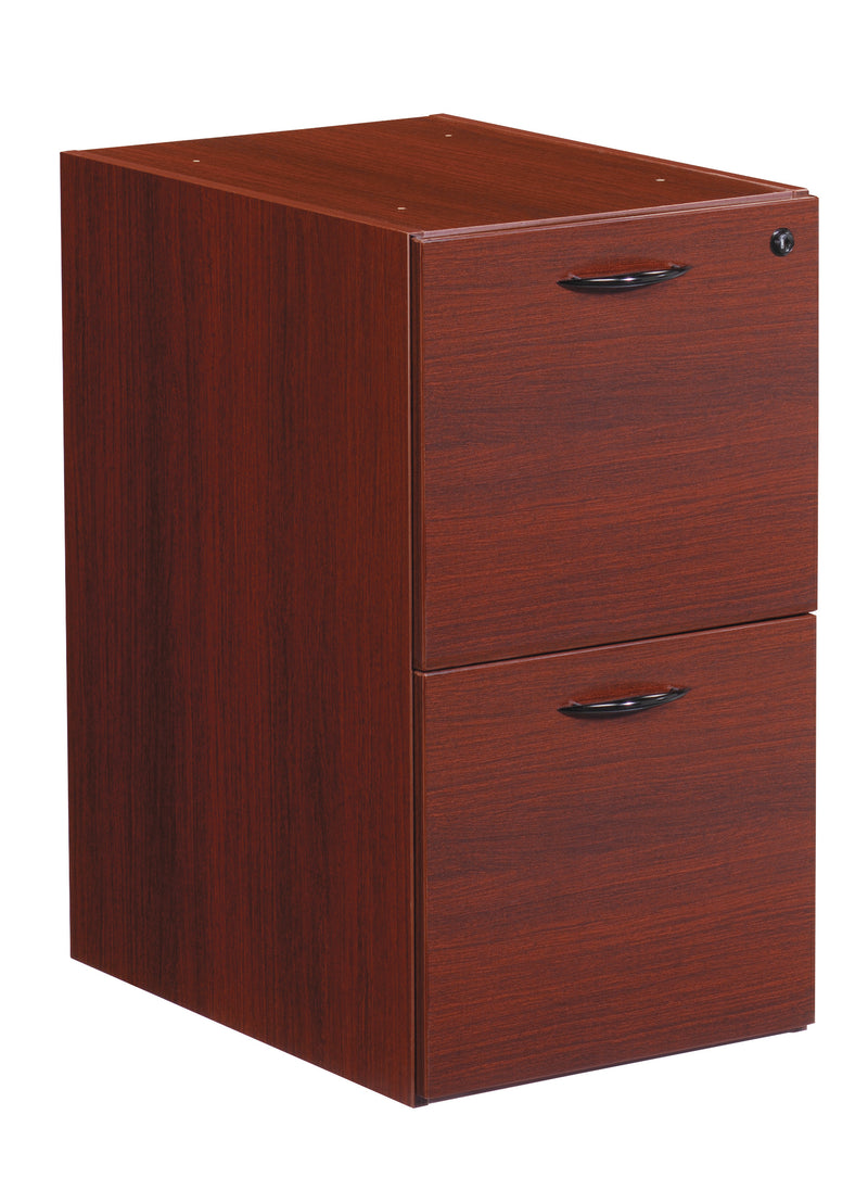 Office Star Napa File/File Pedestal - Office File Pedestal in Mahogany